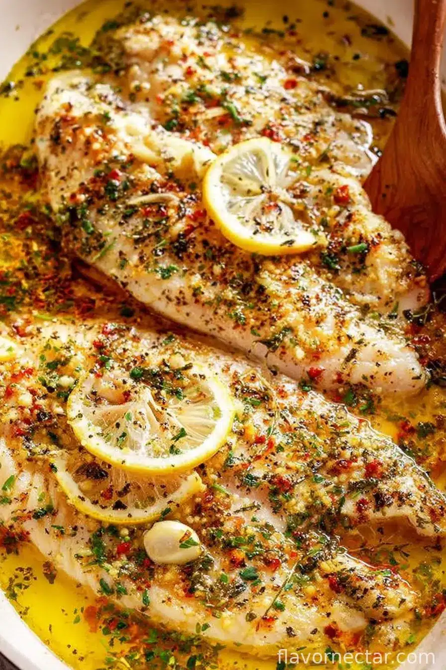 Garlic Butter Oven Baked Tilapia