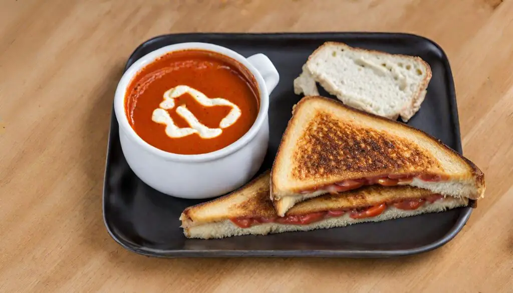 Grilled Cheese and Tomato Soup