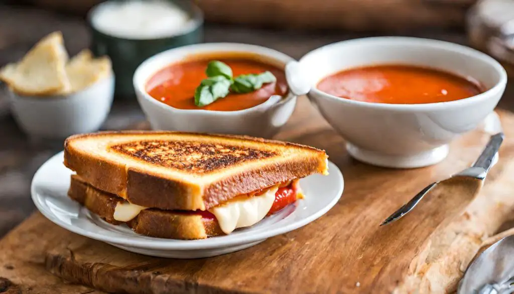 Grilled Cheese and Tomato Soup