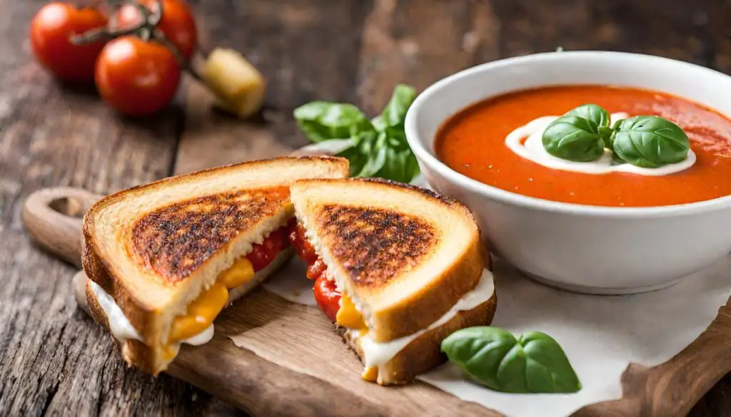 Grilled Cheese and Tomato Soup