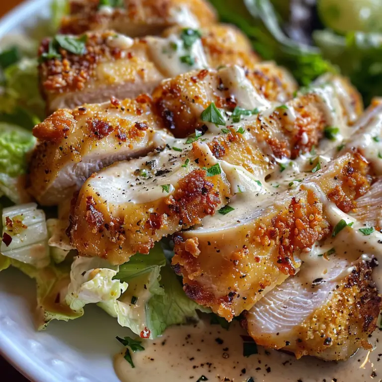 Melt in Your Mouth Caesar Chicken - flavor nectar