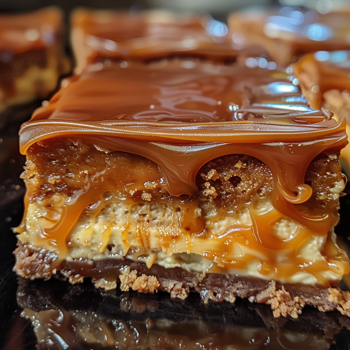 Caramel Cheesecake Bars - flavor nectar