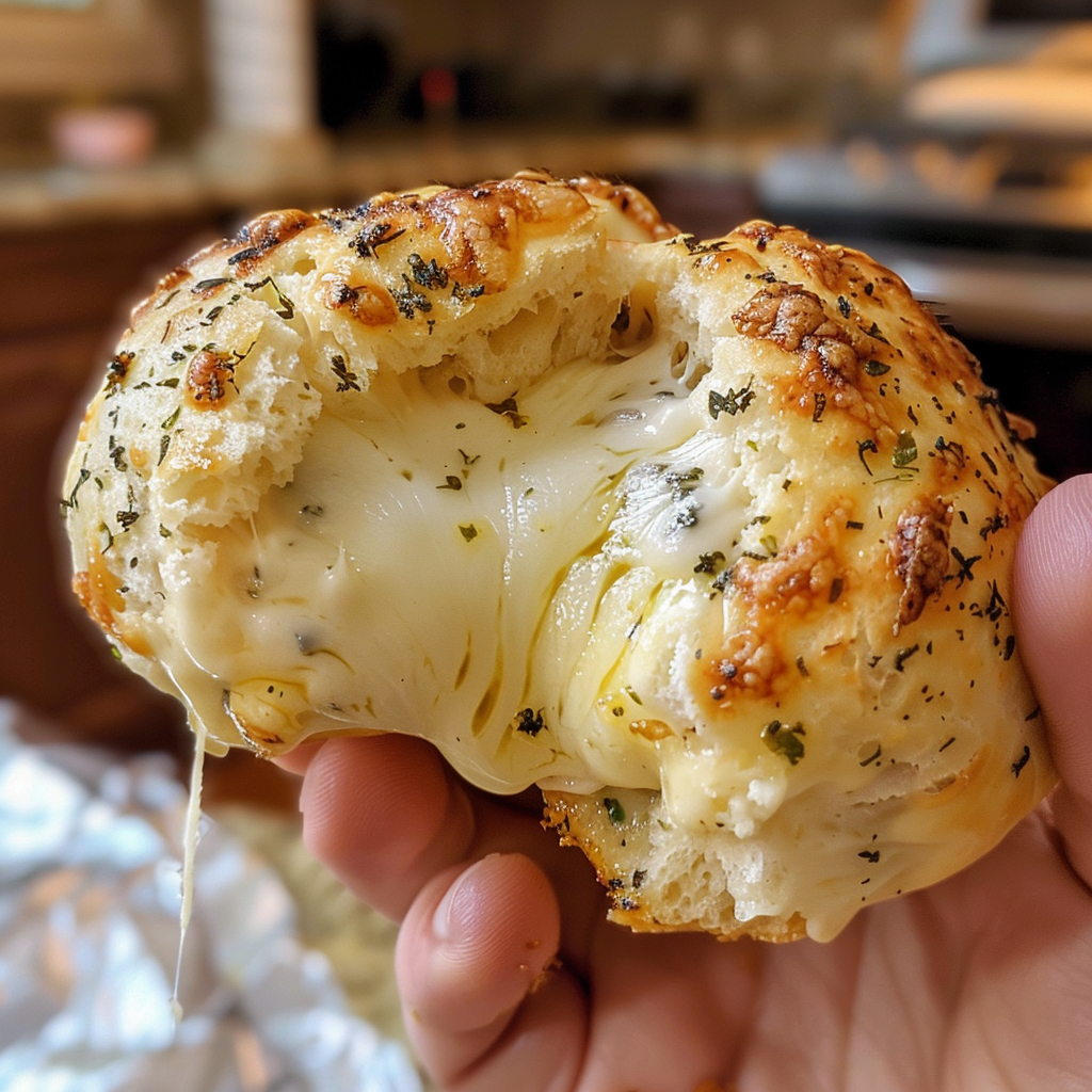 Gooey Mozzarella Biscuit Bombs