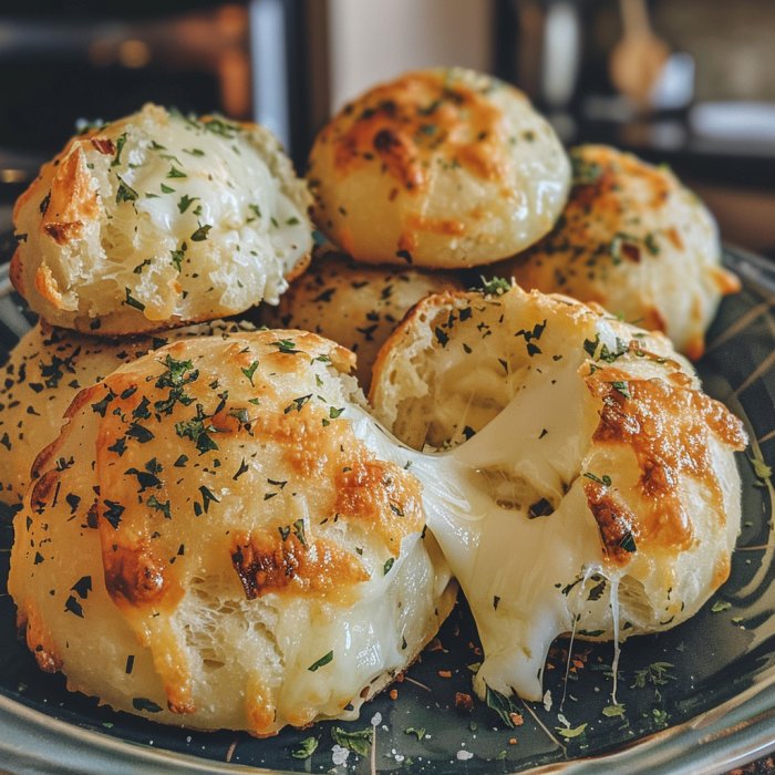 Gooey Mozzarella Biscuit Bombs - flavor nectar