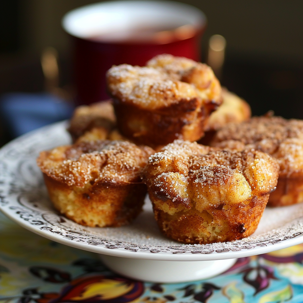 Cinnamon Sugar French Toast Muffins - flavor nectar