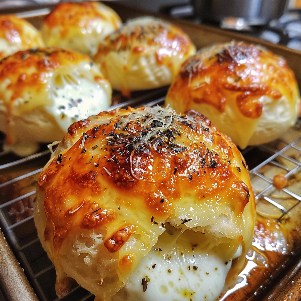 Gooey Mozzarella Biscuit Bombs - flavor nectar