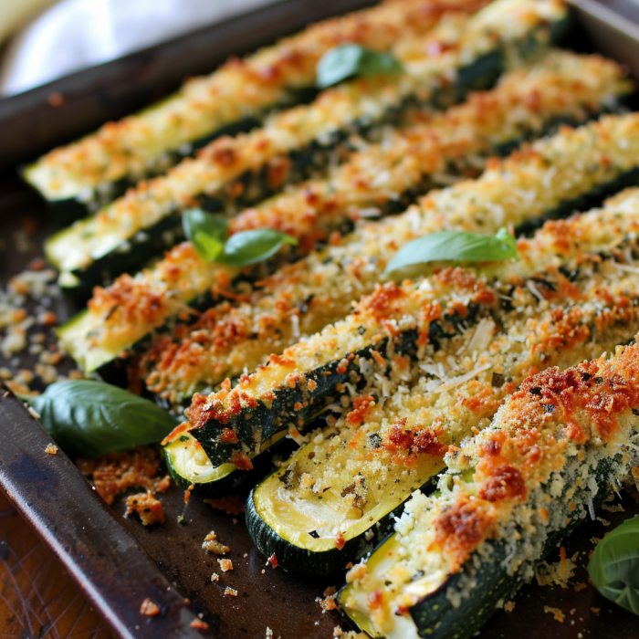 Baked Parmesan Zucchini Fries