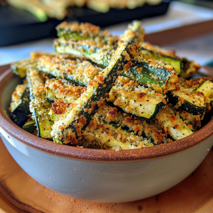 Baked Parmesan Zucchini Fries