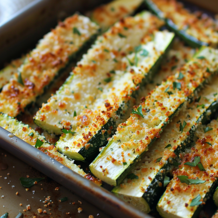 Baked Parmesan Zucchini Fries