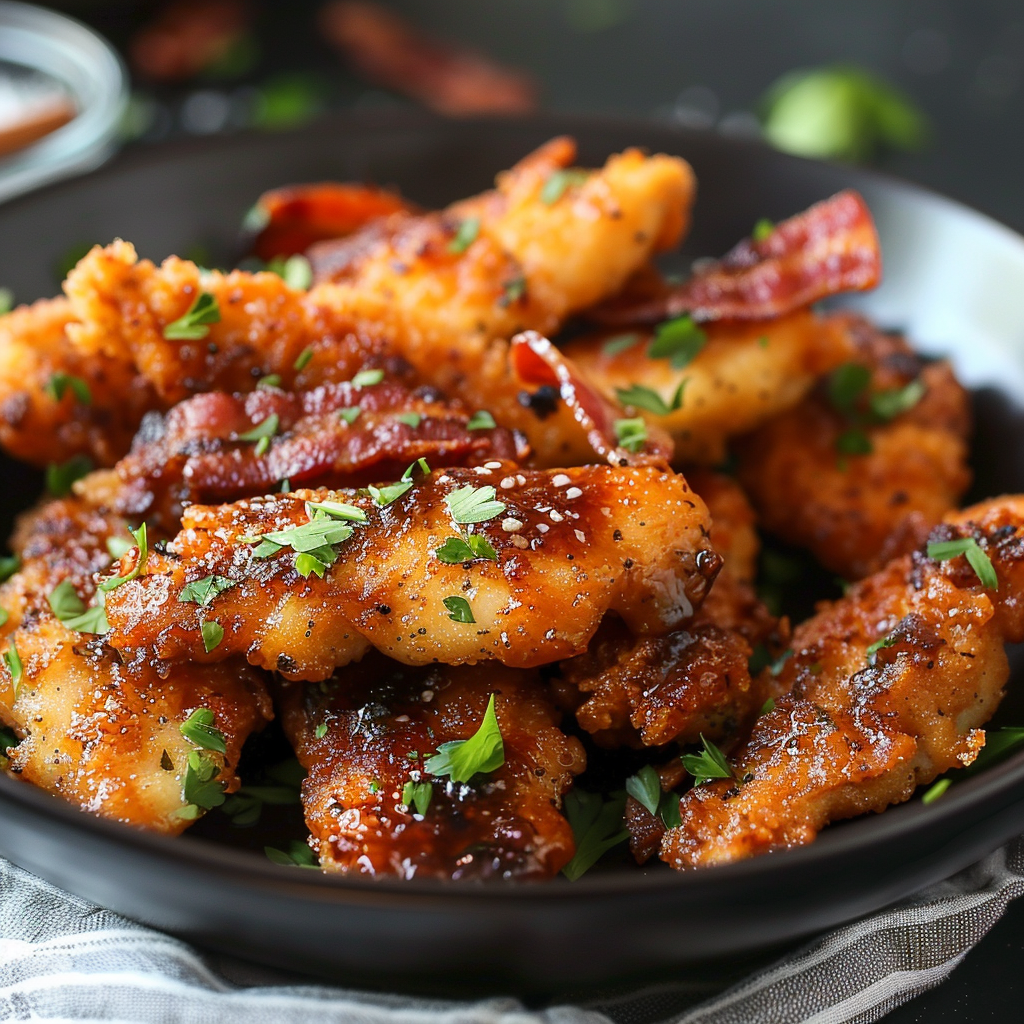 Bacon Brown Sugar Chicken Tenders