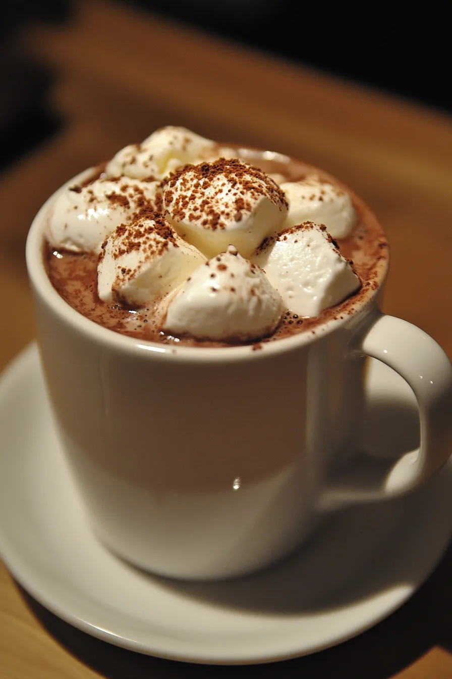 Dark Hot Chocolate with Amaretto recipe