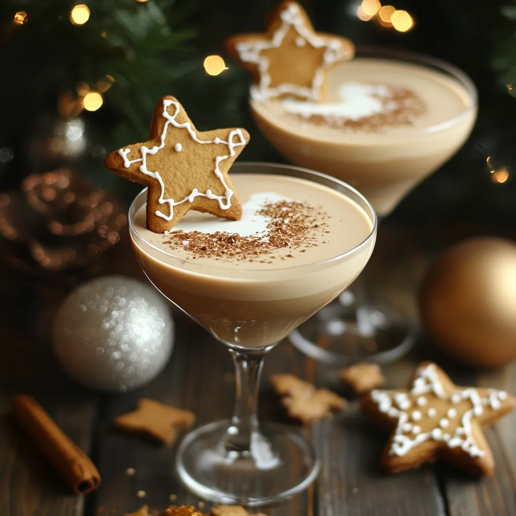 Christmas Gingerbread Martini