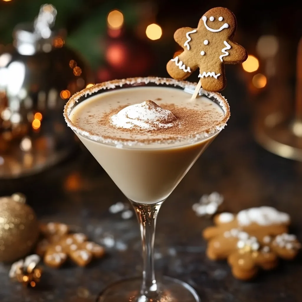 Christmas Gingerbread Martini