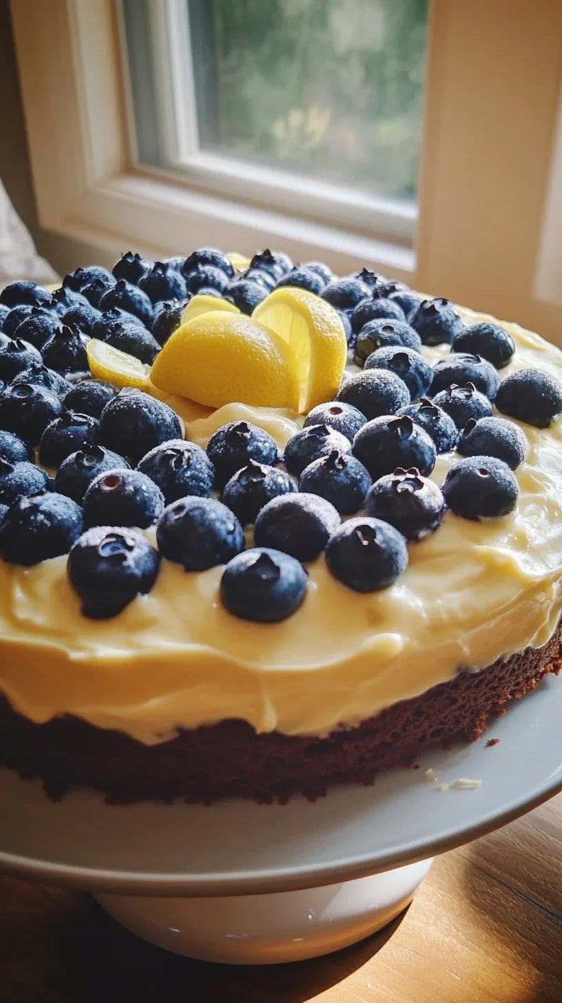 Blueberry Lemon Creme Cake Recipe | Delightful Dessert