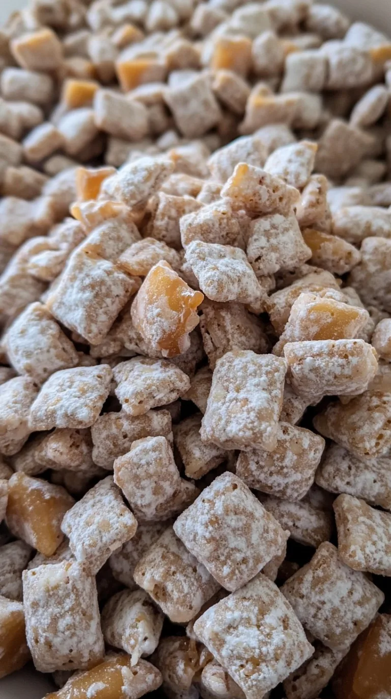 Caramel Apple Puppy Chow Recipe: A Sweet Treat