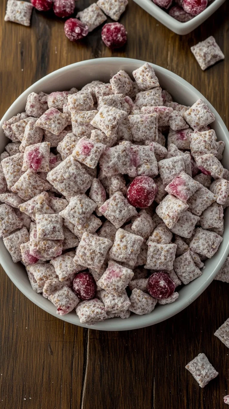 Cherry Cheesecake Puppy Chow Recipe