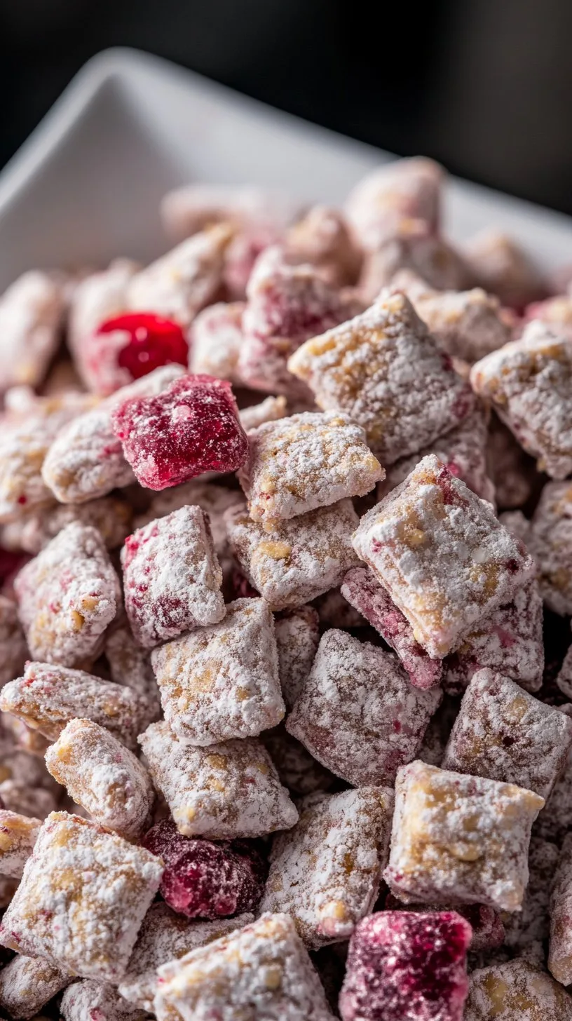 Cherry Cheesecake Puppy Chow Recipe