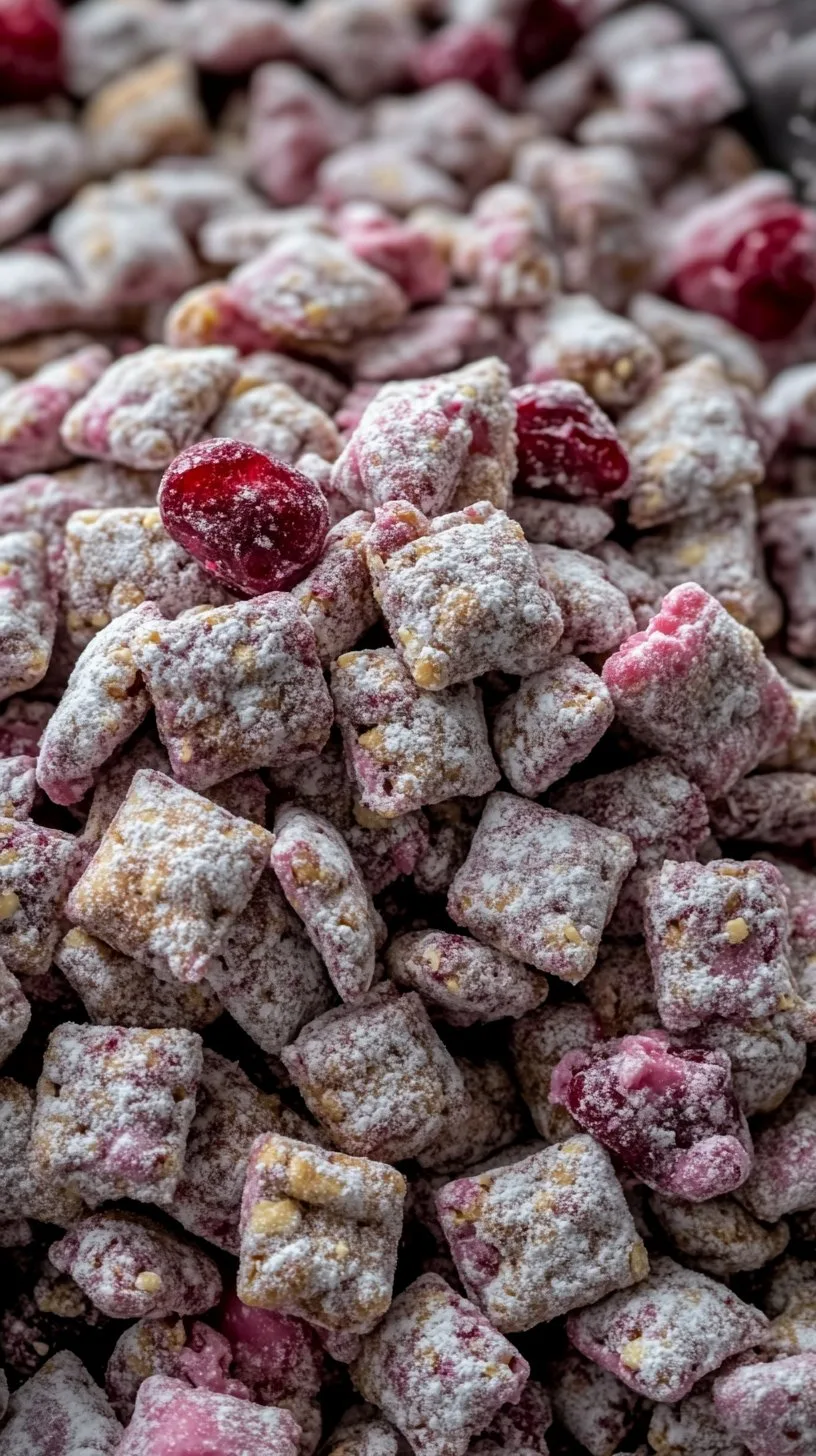 Cherry Cheesecake Puppy Chow Recipe