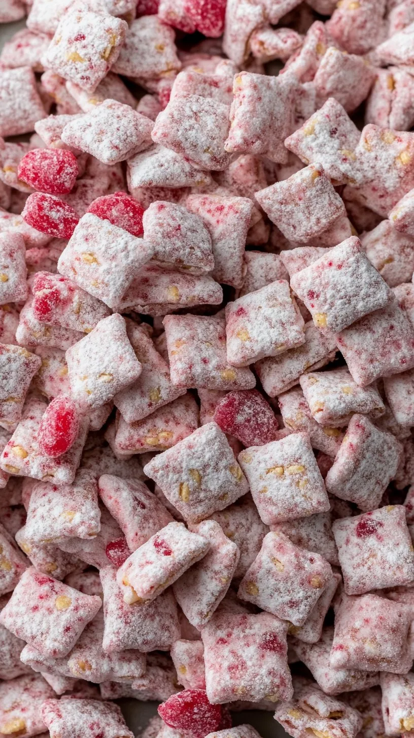 Cherry Cheesecake Puppy Chow Recipe