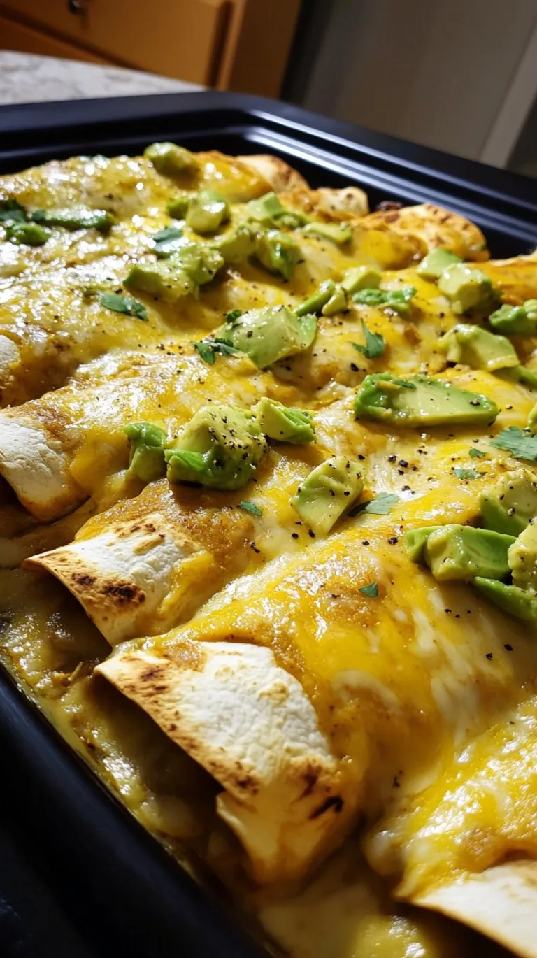 Chicken Avocado Enchiladas Recipe | Delicious & Easy