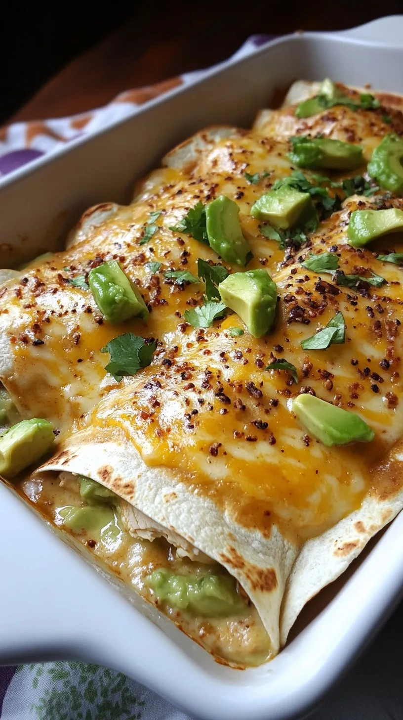 Chicken Avocado Enchiladas Recipe | Delicious & Easy