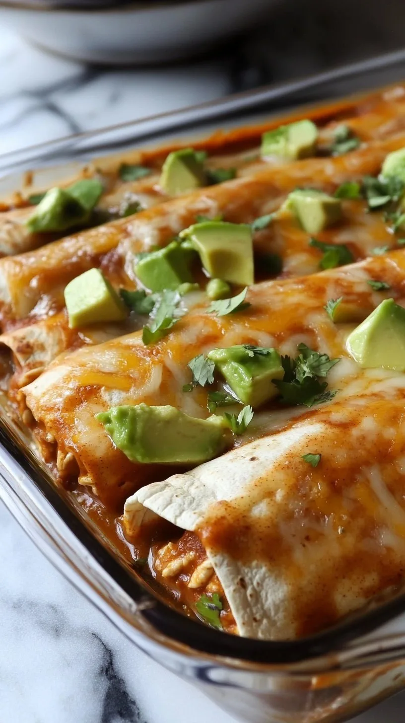 Chicken Avocado Enchiladas Recipe | Delicious & Easy