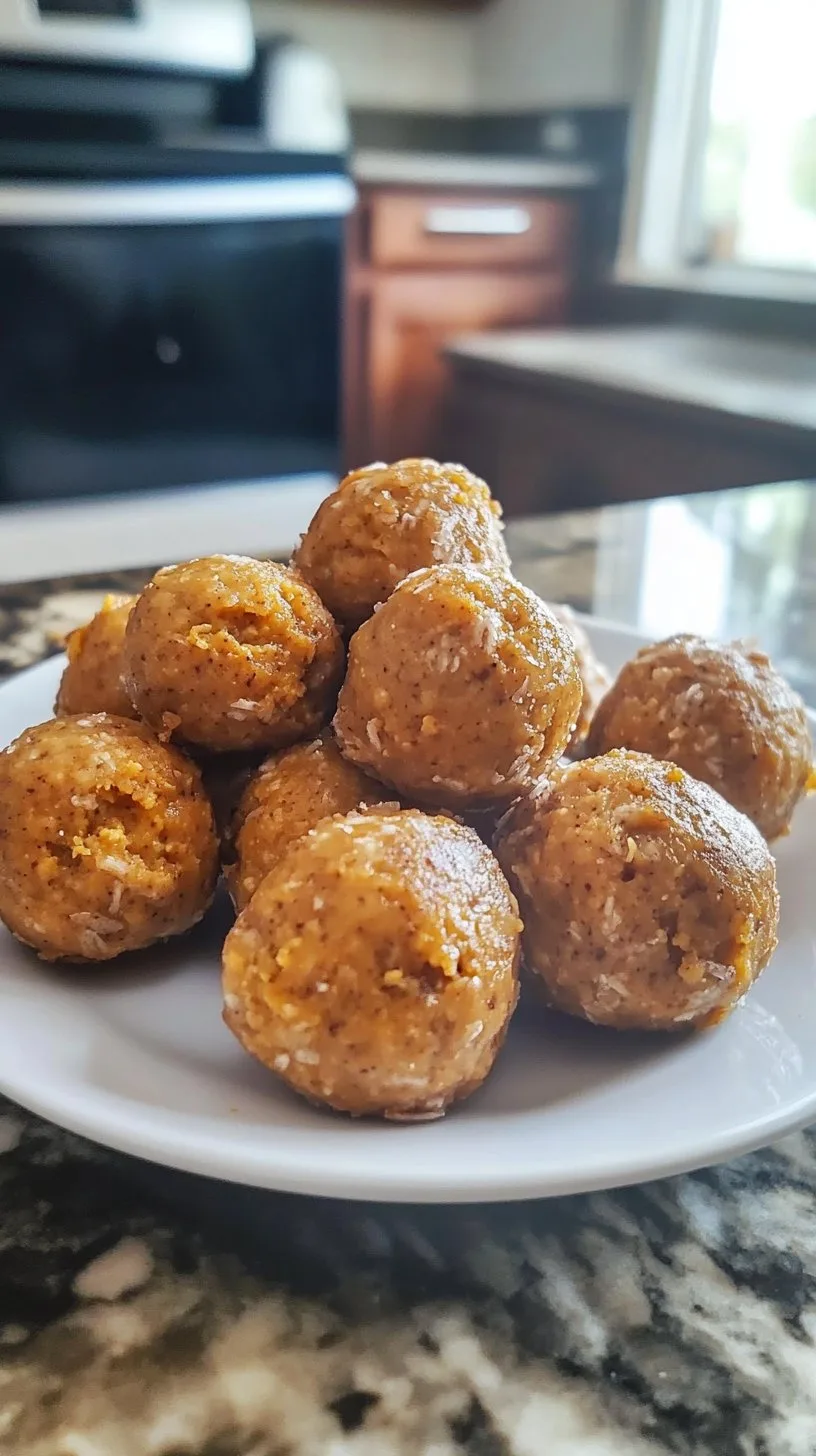 No Bake Pumpkin Cheesecake Balls Recipe