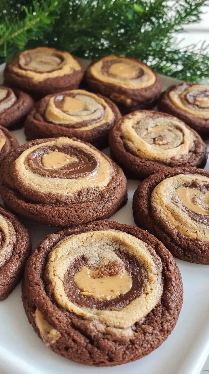 Peanut Butter Brownie Swirl Cookies Recipe