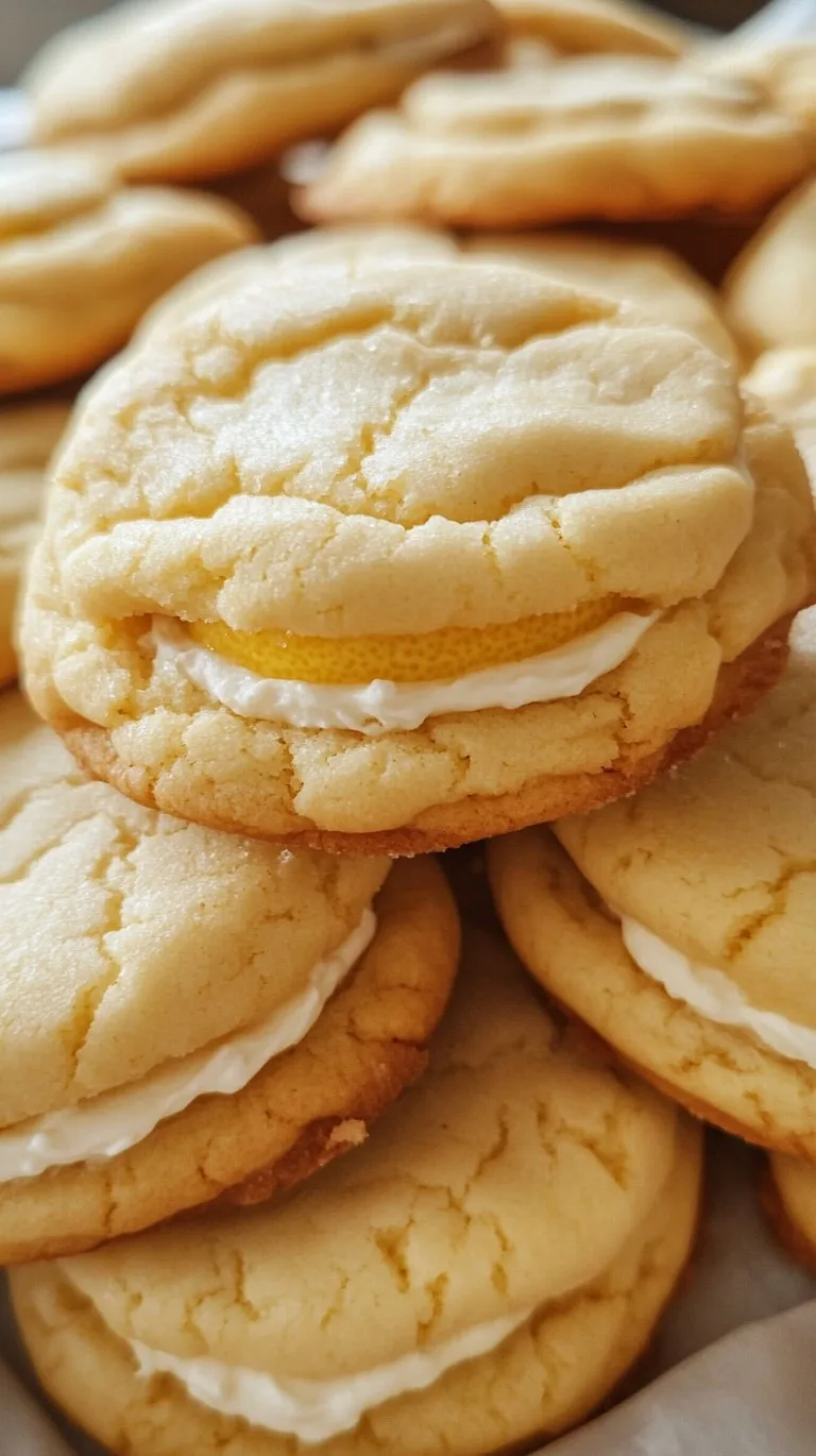 Stuffed Lemon Cookies Recipe – Sweet and Tangy Delight