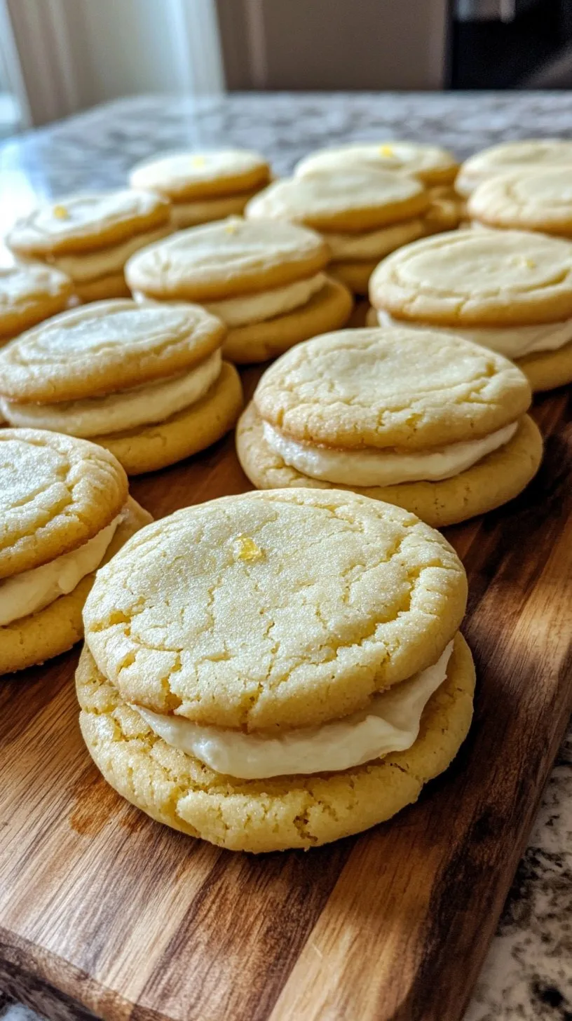 Stuffed Lemon Cookies Recipe - Sweet and Tangy Delight