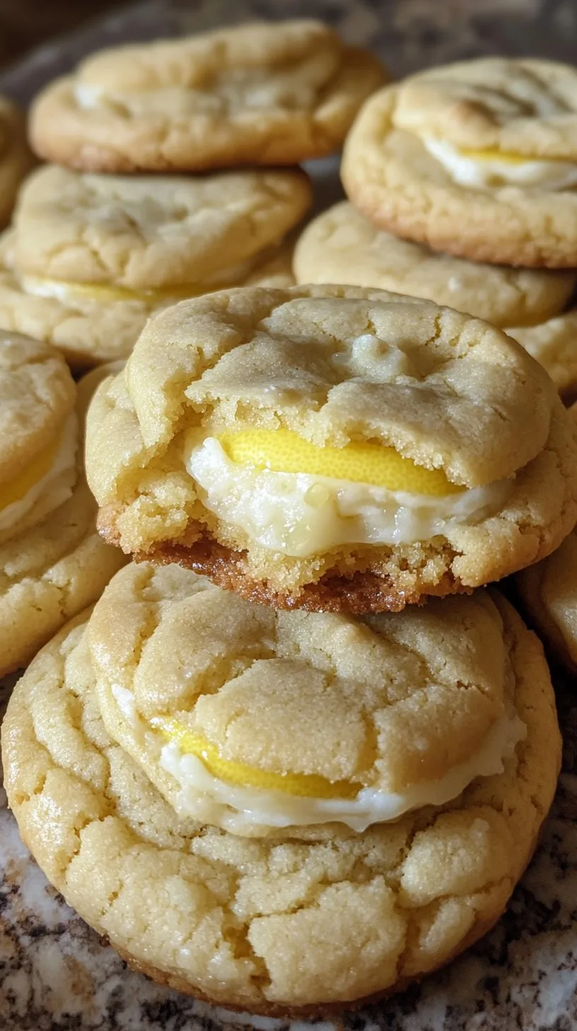 Stuffed Lemon Cookies Recipe - Sweet and Tangy Delight