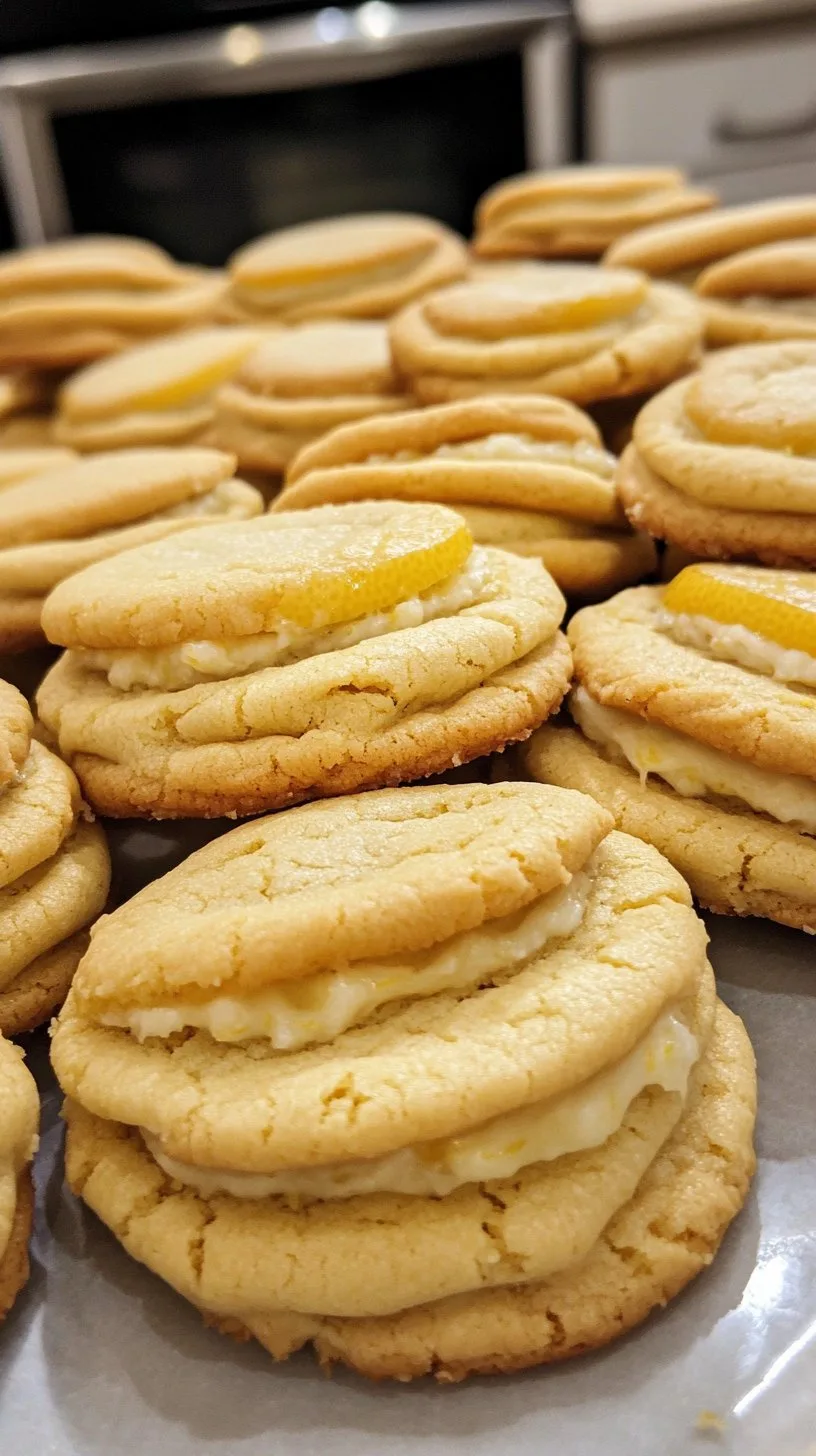 Stuffed Lemon Cookies Recipe - Sweet and Tangy Delight