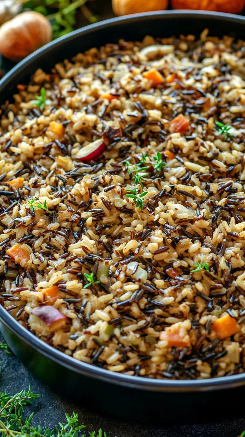 Thanksgiving Wild Rice Pilaf Recipe for Your Feast