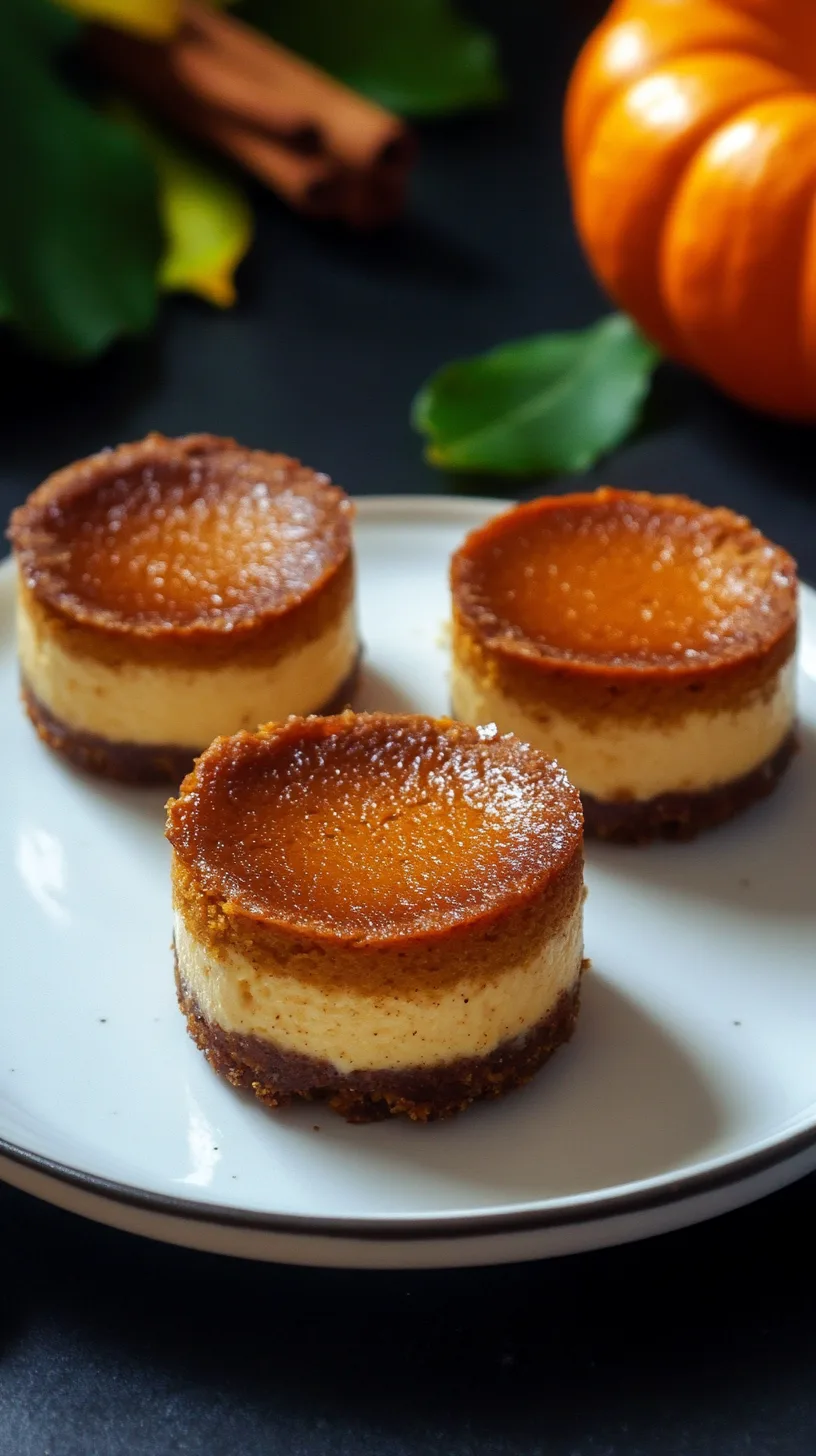 Mini Pumpkin Cheesecakes: A Bite-Sized Fall Delight