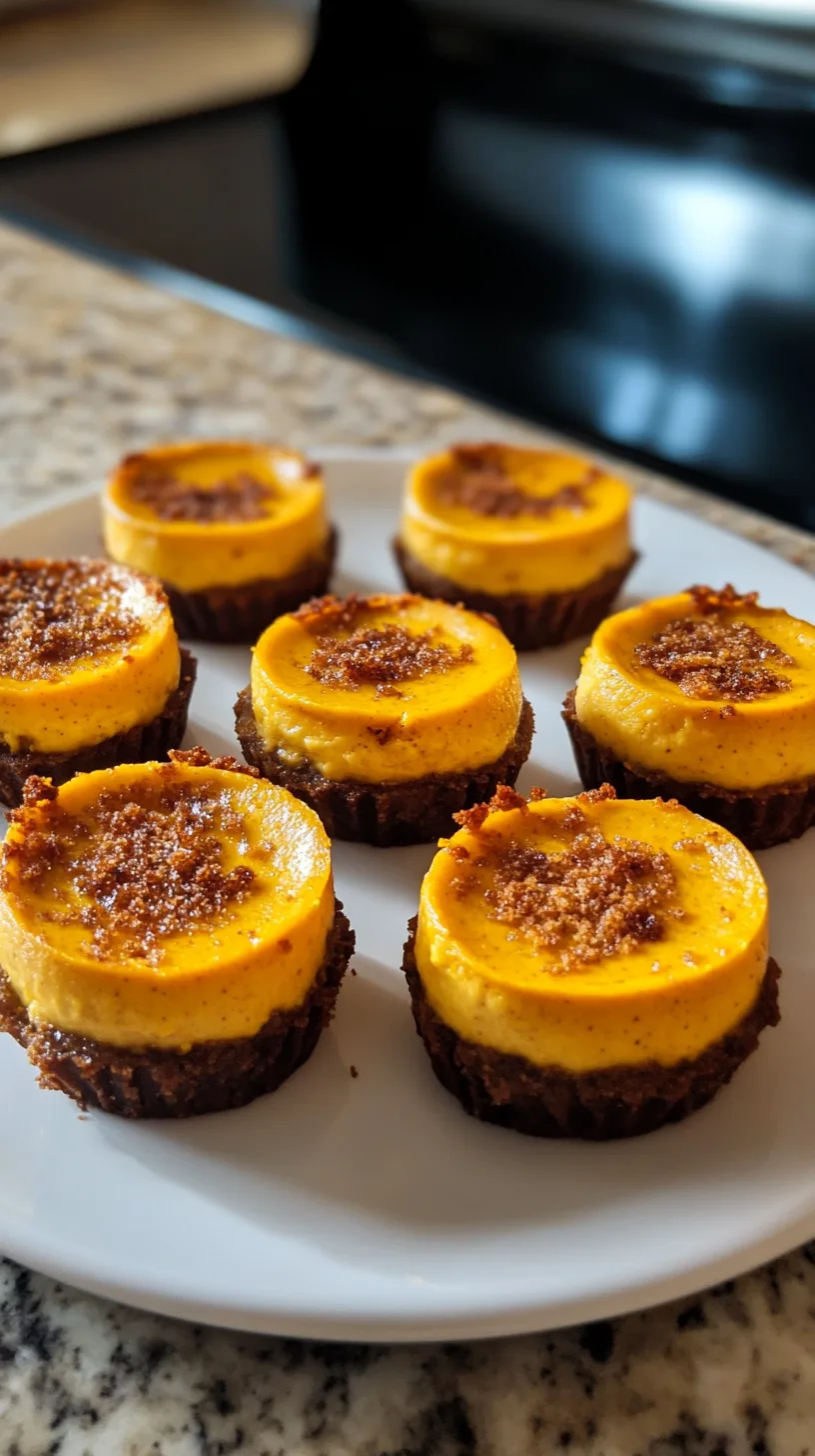 Mini Pumpkin Cheesecakes: A Bite-Sized Fall Delight