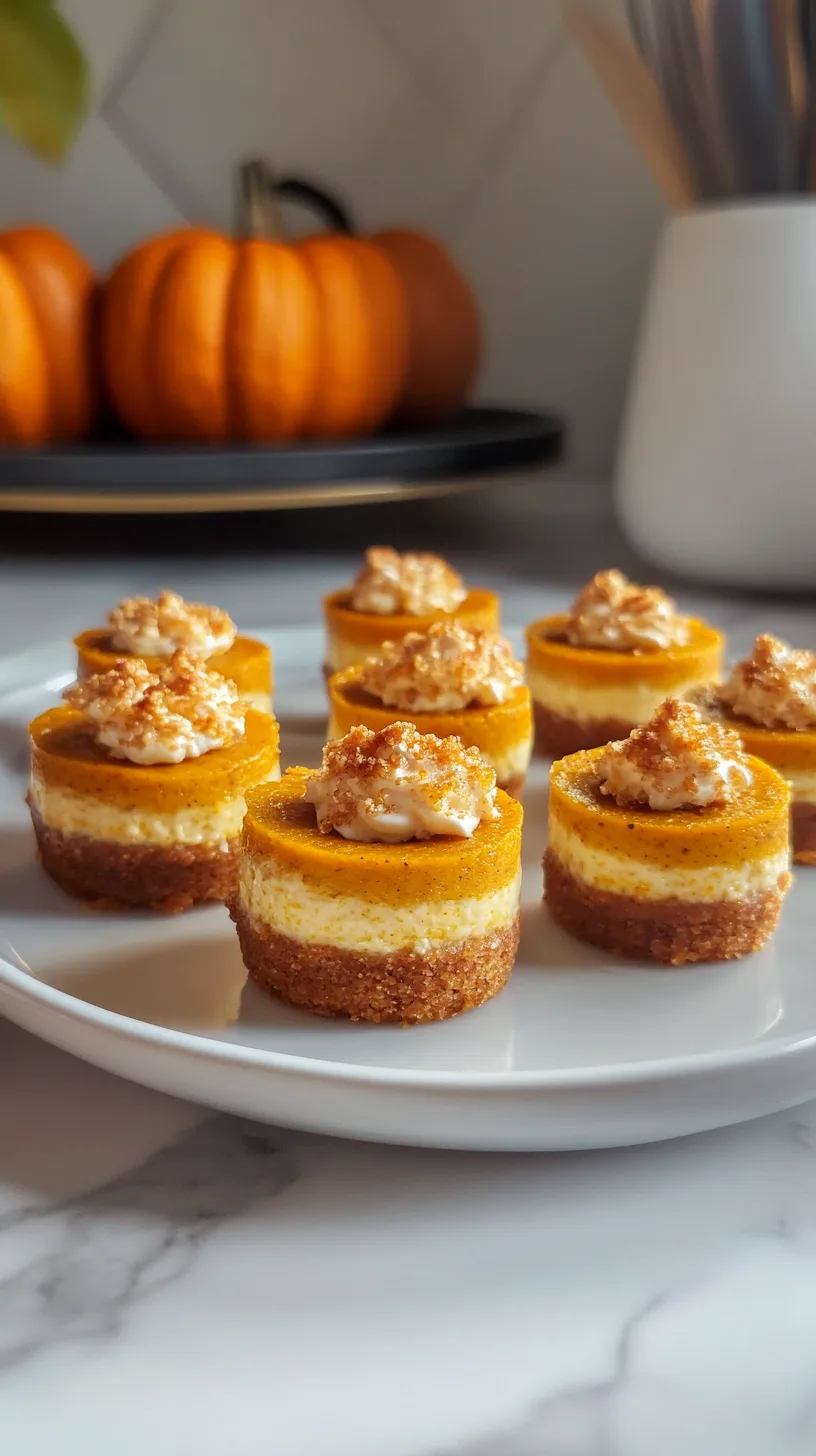 Mini Pumpkin Cheesecakes: A Bite-Sized Fall Delight