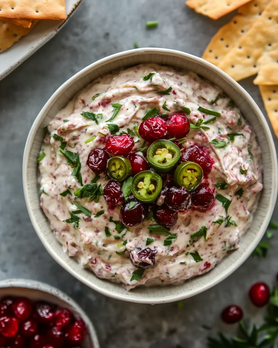 Cranberry Jalapeno Cream Cheese Dip Recipe