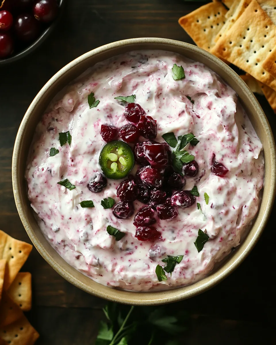 Cranberry Jalapeno Cream Cheese Dip Recipe