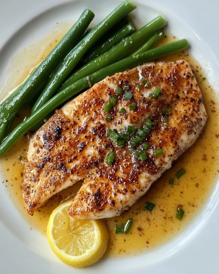 Pan Fried Tilapia with Lemon Butter Sauce Recipe