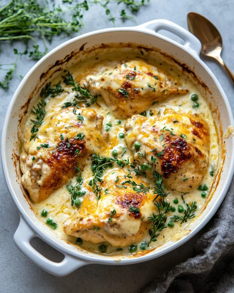 Smothered Cheesy Sour Cream Chicken Recipe