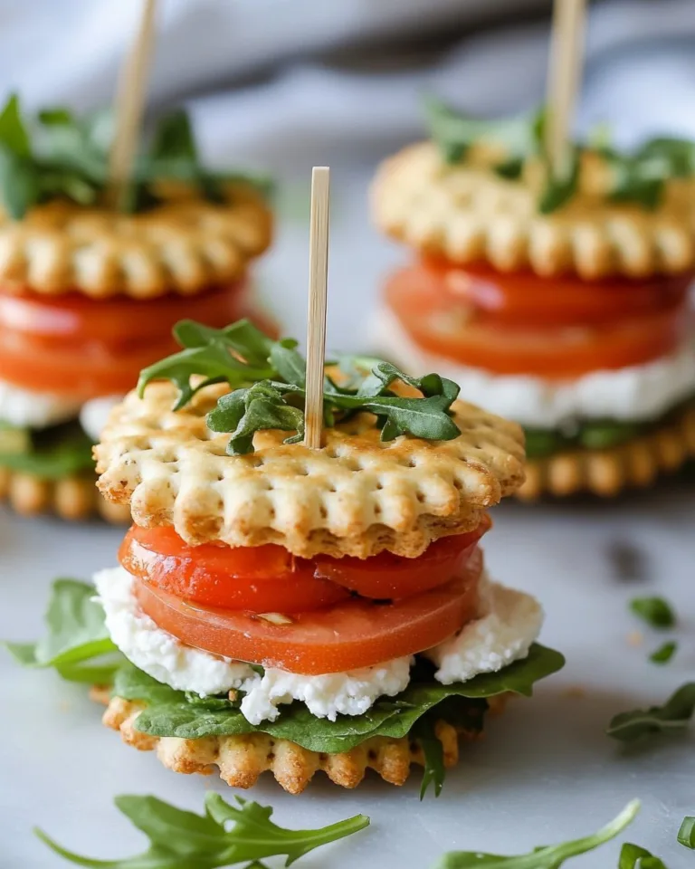 Ritz Cracker Party Sandwiches: Easy & Delicious