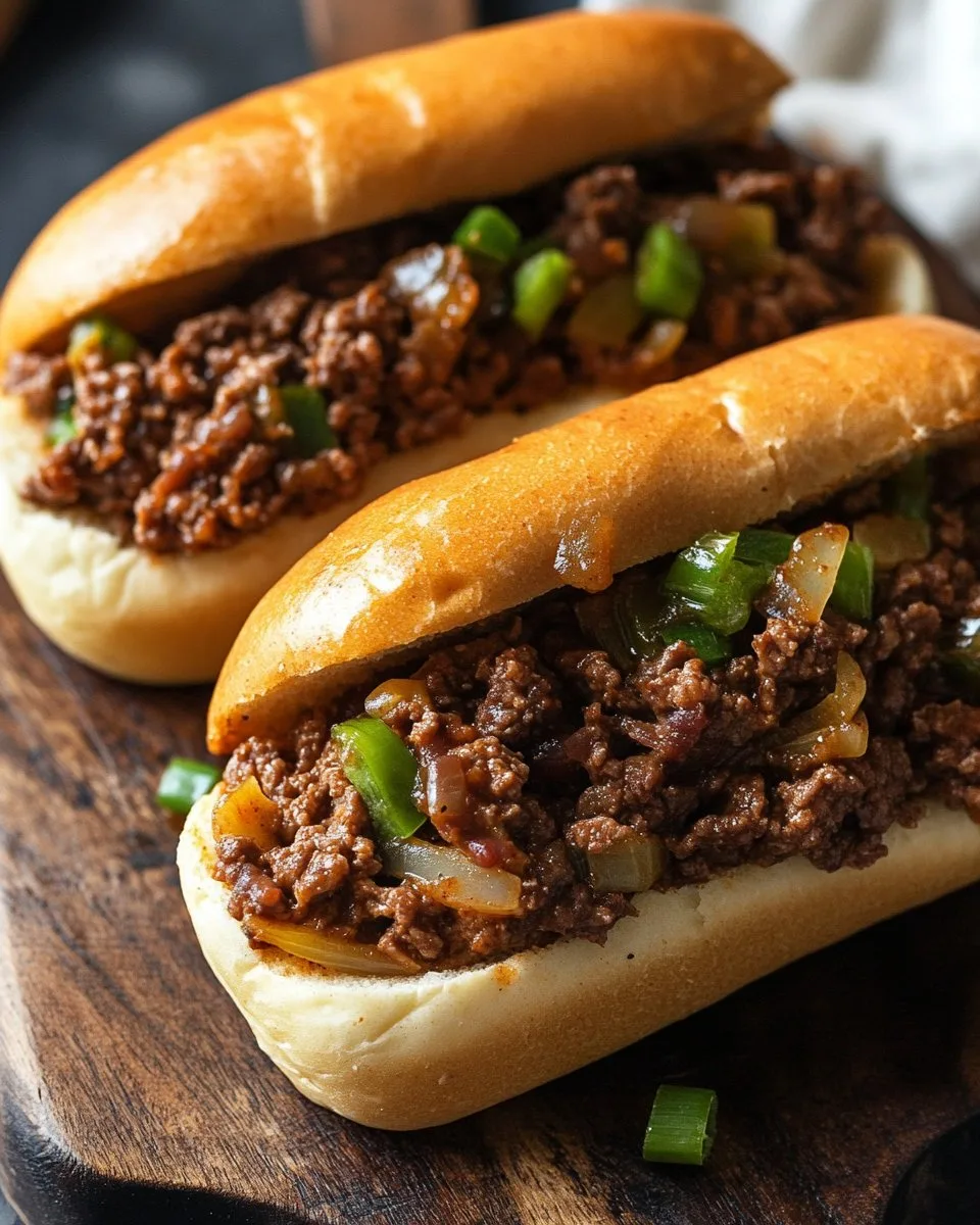 Philly Cheese Steak Sloppy Joes Recipe