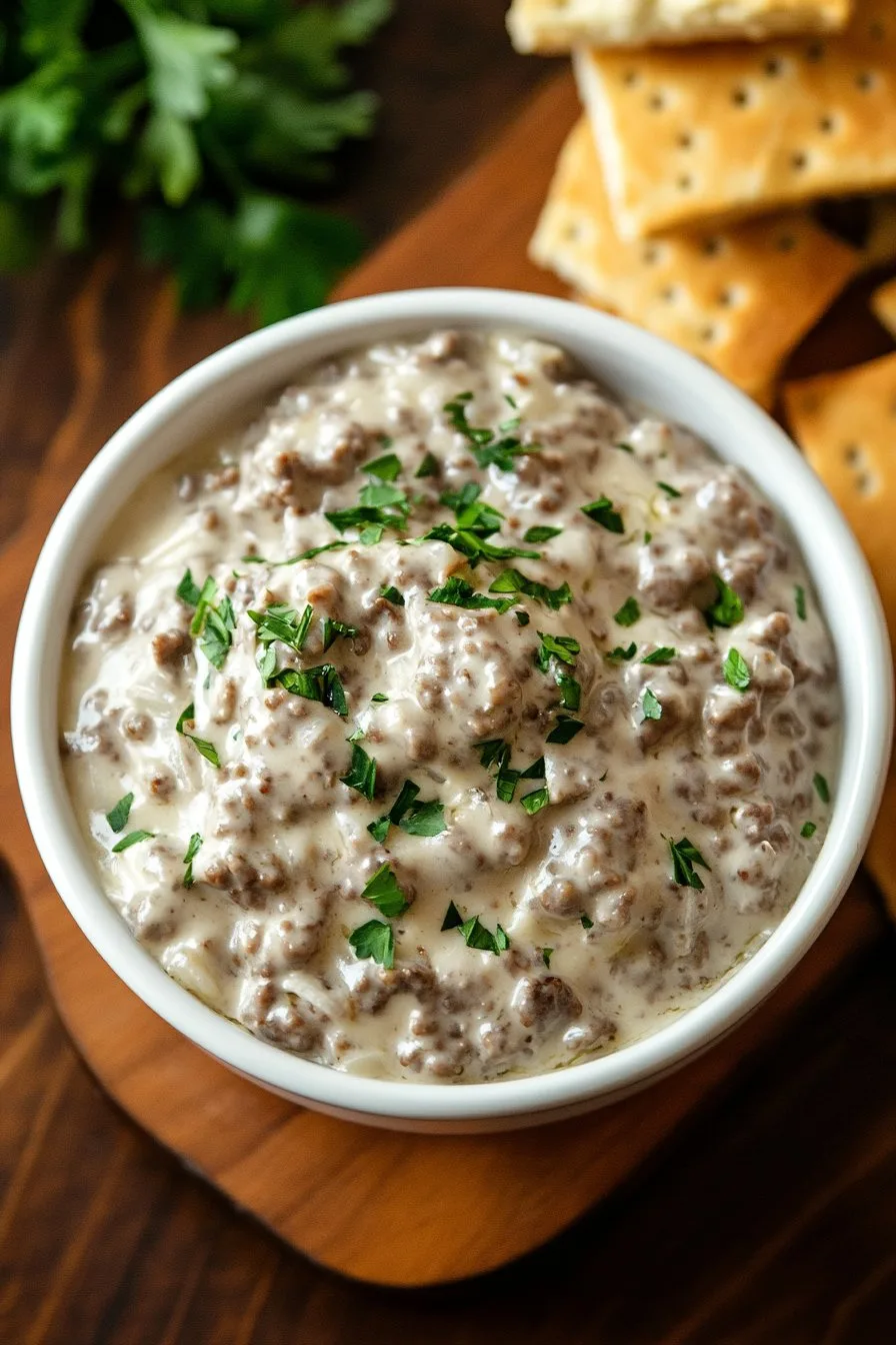 Slow Cooker Hamburger Dip Recipe for Parties