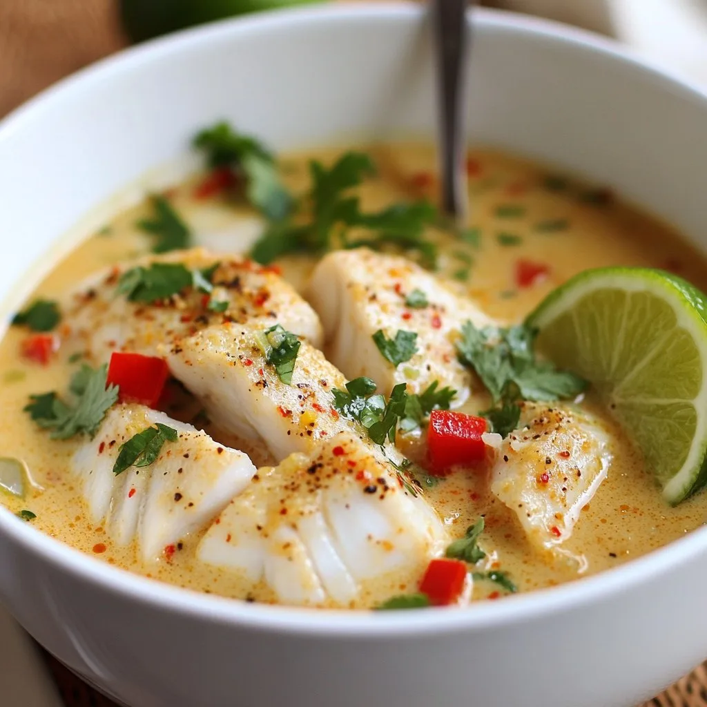 Coconut Lime Fish Soup Recipe: A Flavorful Delight