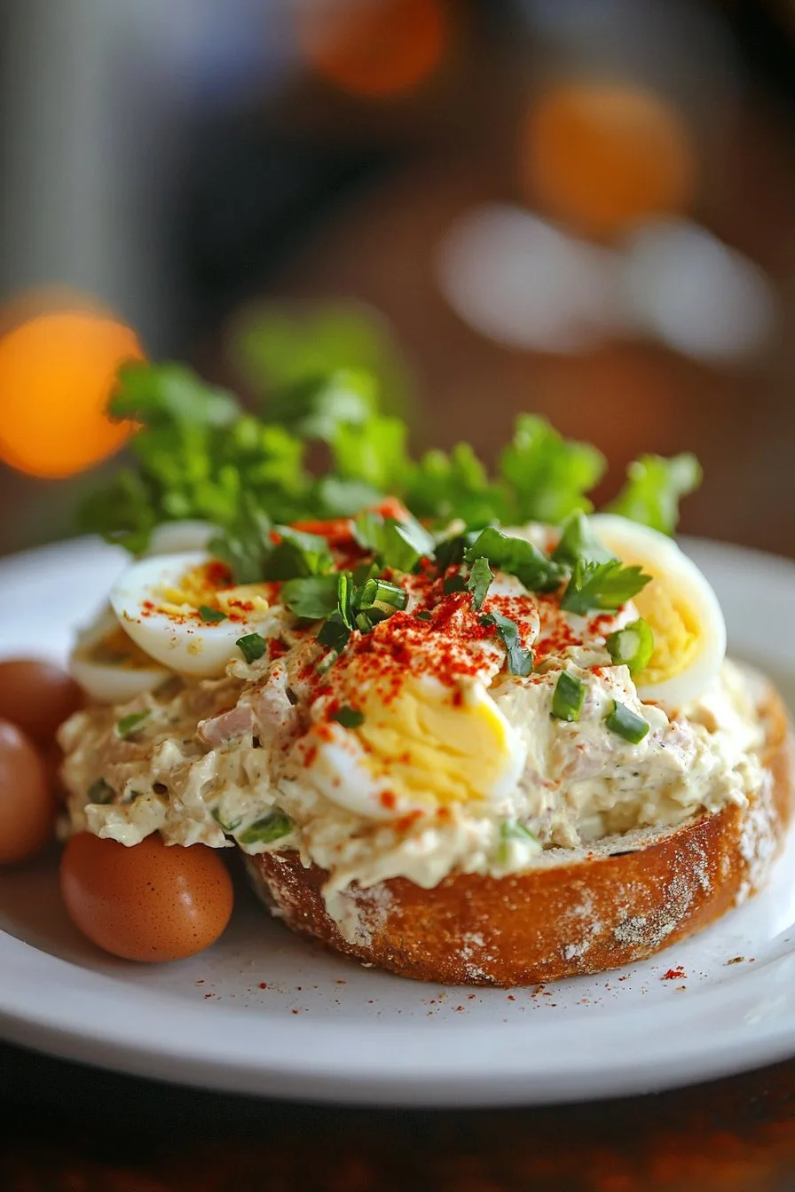 Amish Creamy Tuna Egg Salad Recipe for Lunch