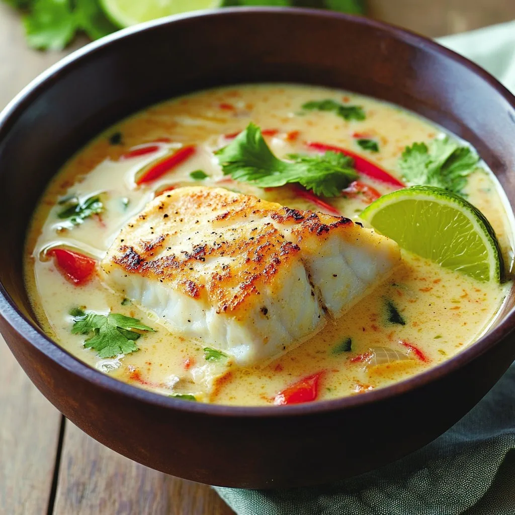 Coconut Lime Fish Soup Recipe: A Flavorful Delight