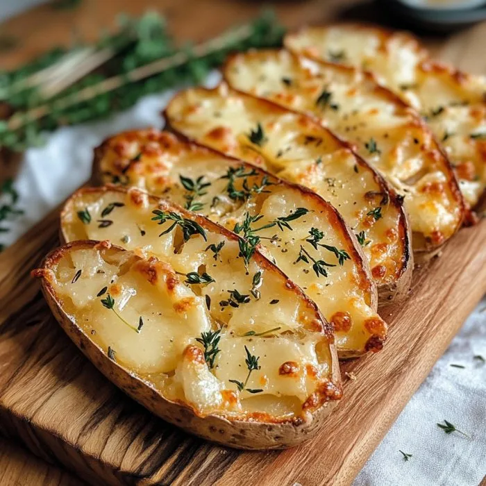 Sliced Baked Potatoes Recipe - Perfectly Savory