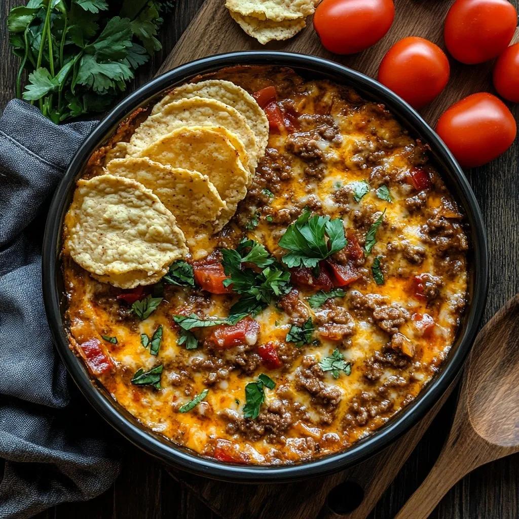 Slow Cooker Hamburger Dip Recipe for Parties