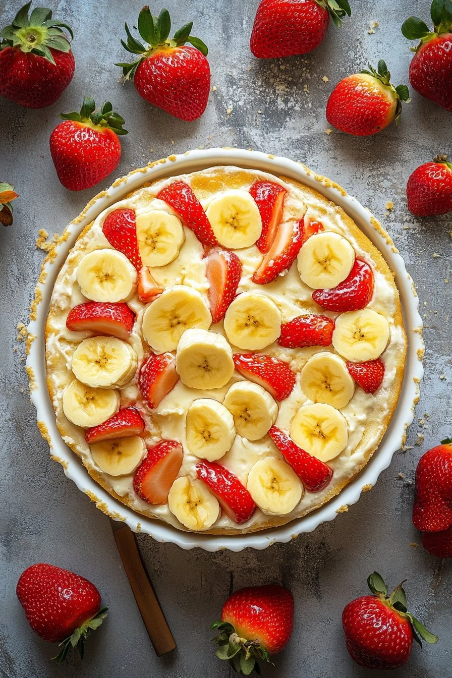 Banana Strawberry Cheesecake Fantasy Recipe