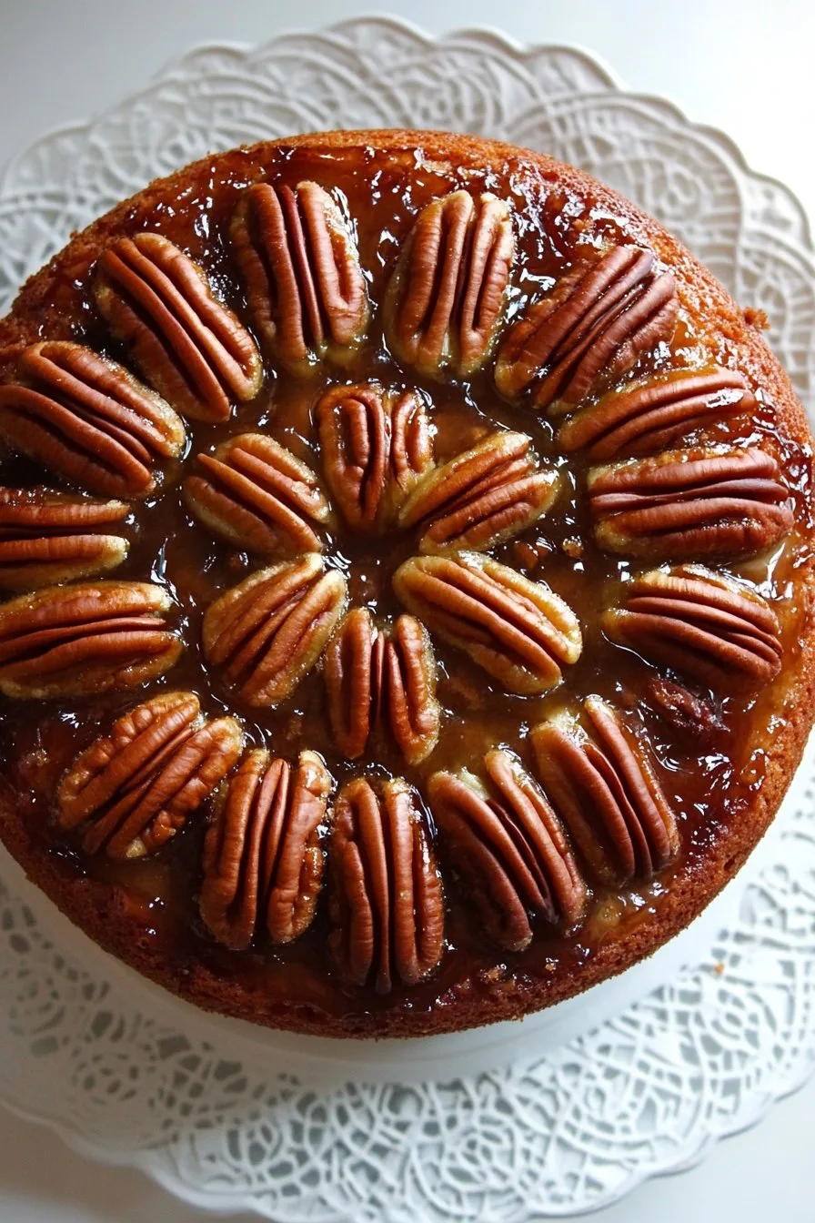 Pecan Upside Down Cake Recipe | Delicious Dessert Guide